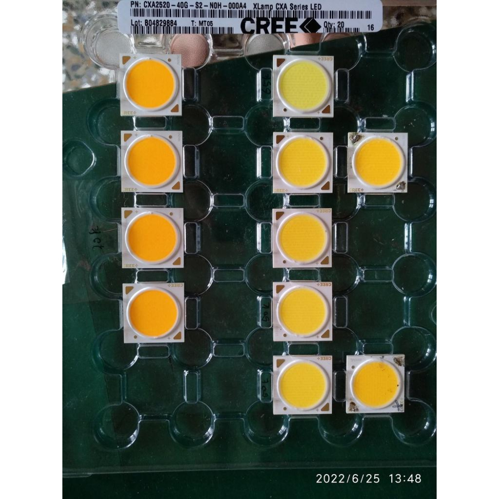 CREE CXA 2520 COB LED 20~47W ;  LED投光燈 高演色性CRI；頭燈 Osram 可參考-細節圖3