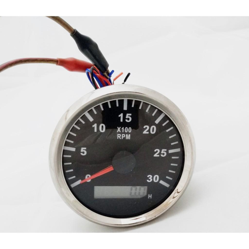 柴油引擎轉速表 鐵牛頭 引擎時數計,工程機械 農機 發電機 柴油引擎可用 KUBOTA iseki 曳引機 怪手 挖掘機-細節圖2