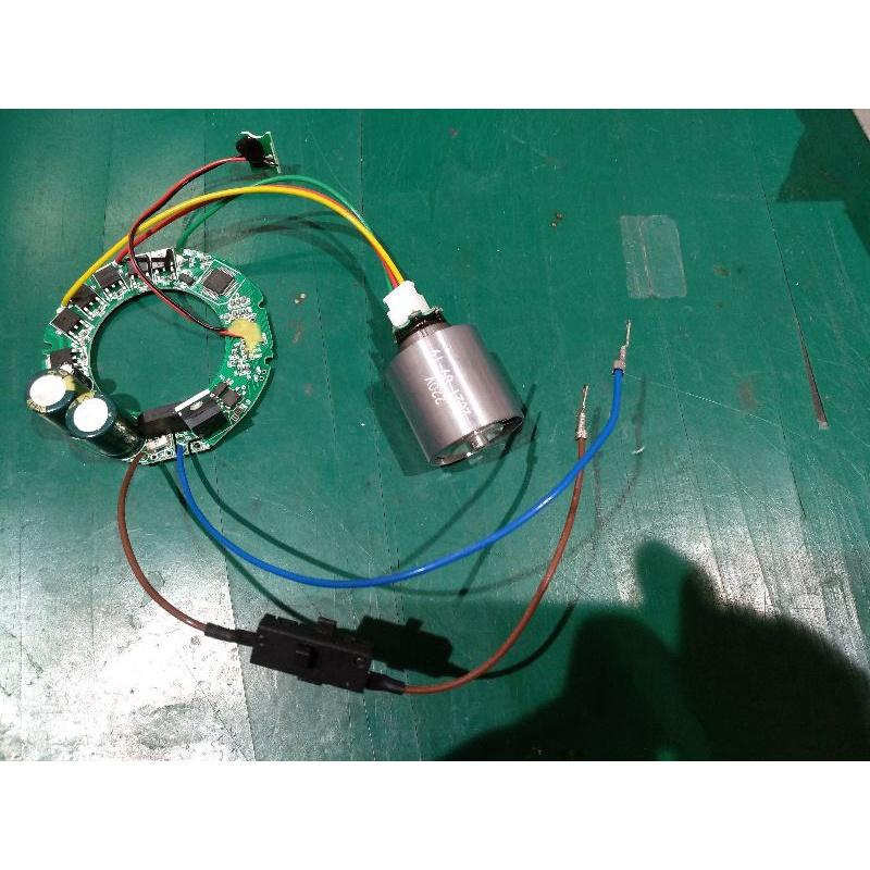 吹風機馬達 微型10W RPM 超高速無刷馬達 實驗 專題 DIY 維修使用-細節圖5