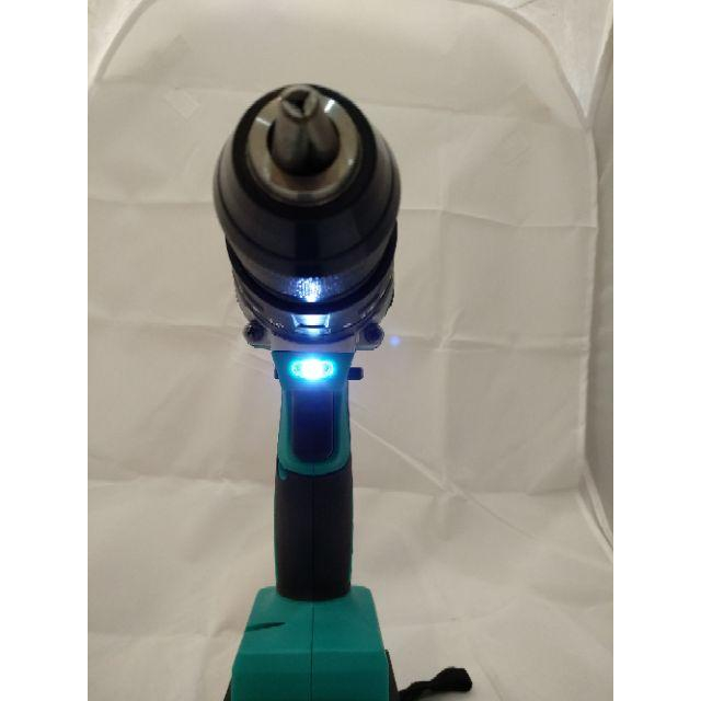 21V 鋰電鑽 震動電鑽 鋰電池 無刷馬達，鑽水泥，金屬，木工，鎖螺絲 簡易打蠟機  衝擊版錘擊 大藝款-細節圖4
