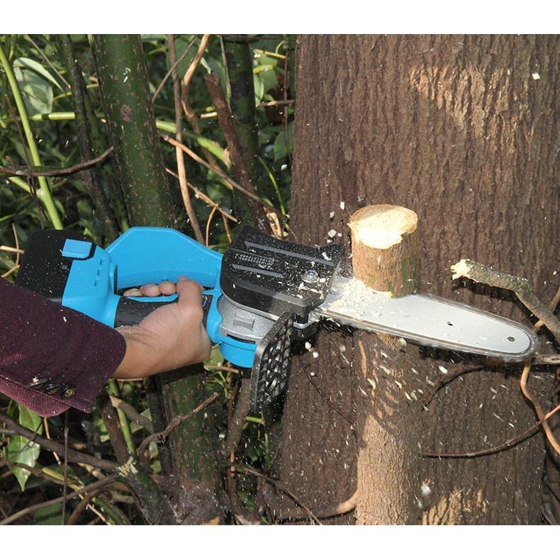 充電式鏈鋸  可鋸竹子 電鋸 單手鏈鋸  使用無刷馬達 8吋鏈條導板 ; 鋰電鏈鋸 電動單手鋸,高枝鋸 軍刀鋸可參考-細節圖5
