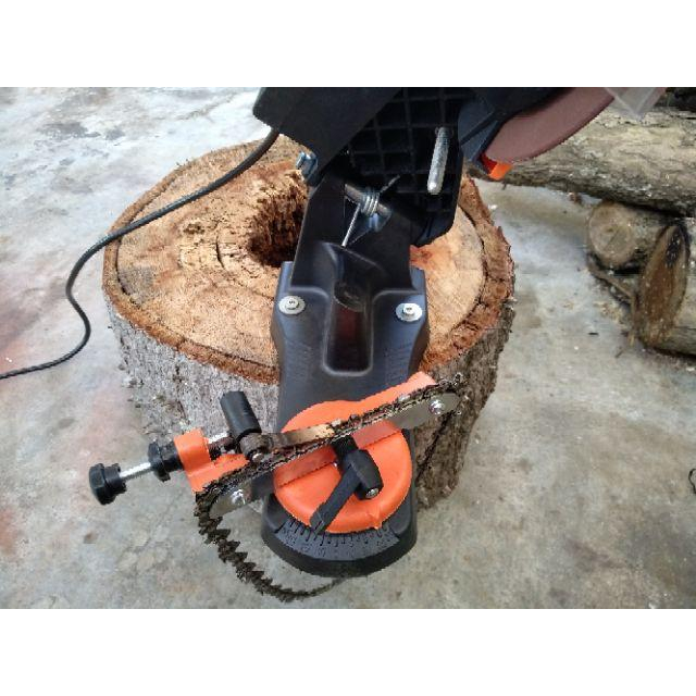 磨鏈機 台灣專用 110v 磨鏈器 磨鍊器 磨鏈條機器 chain sharpener 汽油鋸 電鋸 鏈鋸耗材 園藝-細節圖2