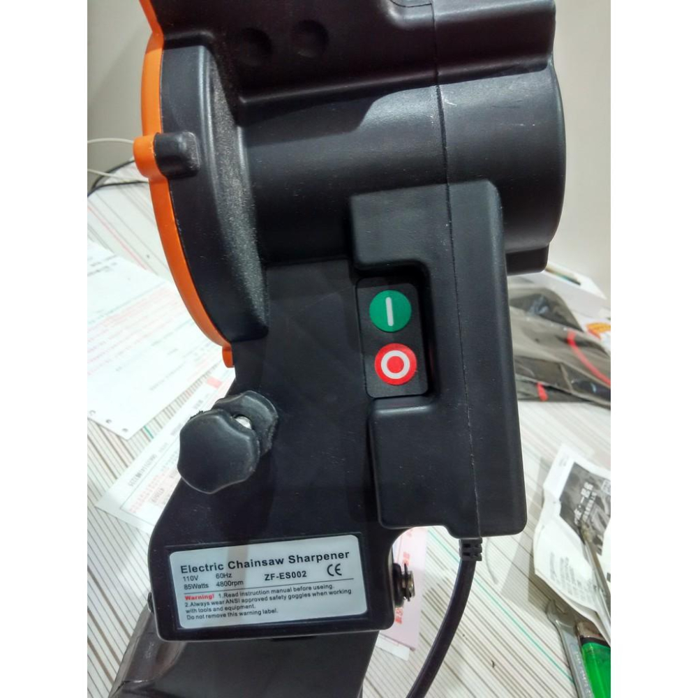 磨鏈機 台灣專用 110v 磨鏈器 磨鍊器 磨鏈條機器 chain sharpener 汽油鋸 電鋸 鏈鋸耗材 園藝-細節圖6