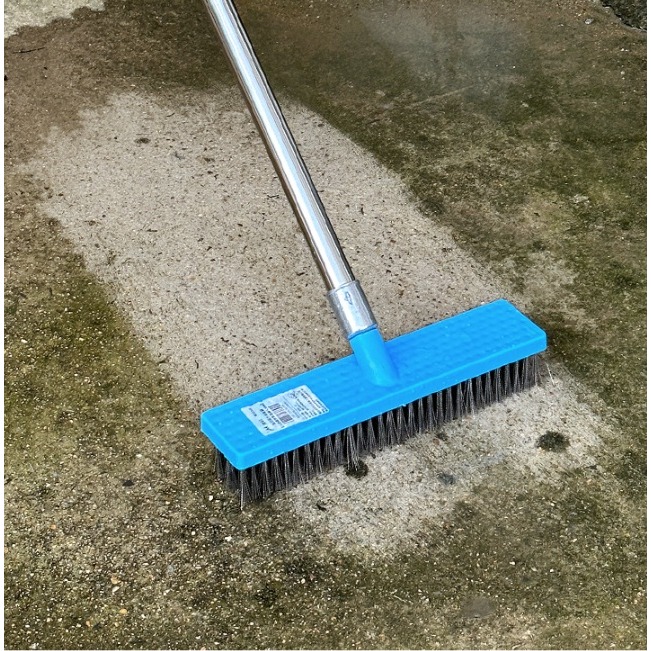 【三峽好吉市】美科不鏽鋼鋼絲刷帶柄鐵刷子刷地家用洗地地板刷鋼刷清潔戶外刷 不鏽鋼鋼絲刷地刷 鋼絲刷-細節圖4