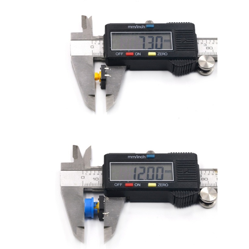 【三峽好吉市】25件電子開關盒裝 小開關 小按鈕切 帶按鍵帽按鈕 微動開關12*12*7.3 迷你按鈕開關 麵包板開關-細節圖8