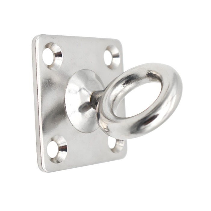 【三峽好吉市】304不鏽鋼吊頂固定盤 瑜伽吊環 吊環吊籃搖擺沙袋秋千配件 規格: 8mm 吊頂固定環 拳沙包吊環-細節圖3