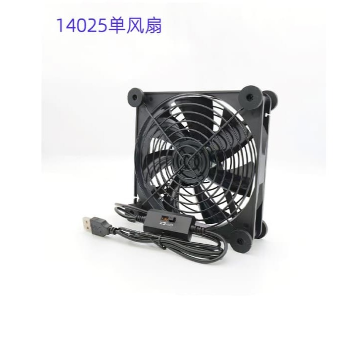 【三峽好吉市】12025風扇5V桌面散熱USB調速 機箱路由器 機頂盒雙滾珠散熱風扇 USB散熱風扇 調速風扇-細節圖2