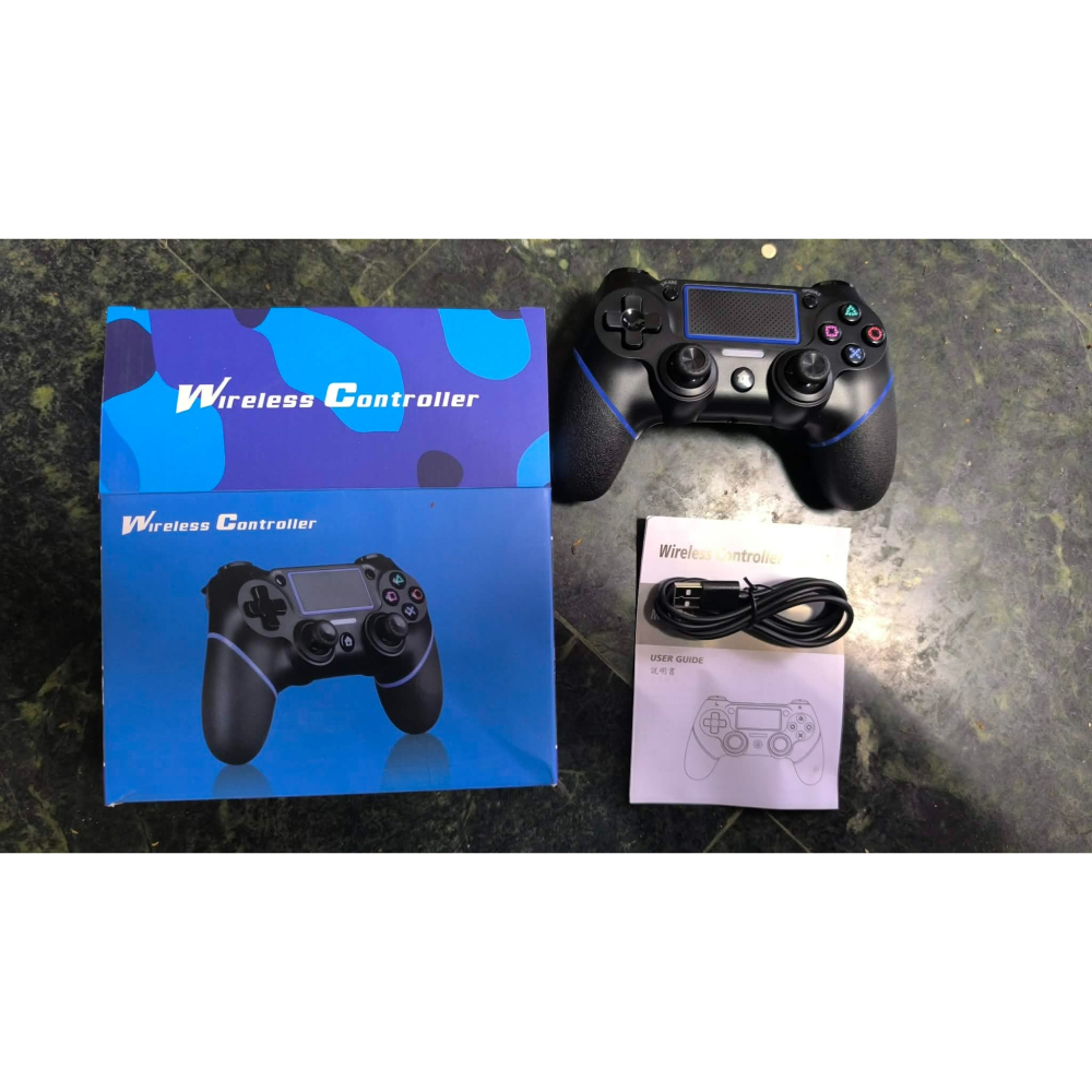 【三峽好吉市】PS4無線手把 私模包膠P4遊戲手柄無線藍牙 P4手柄控制器雙馬達震動體感連發-細節圖6