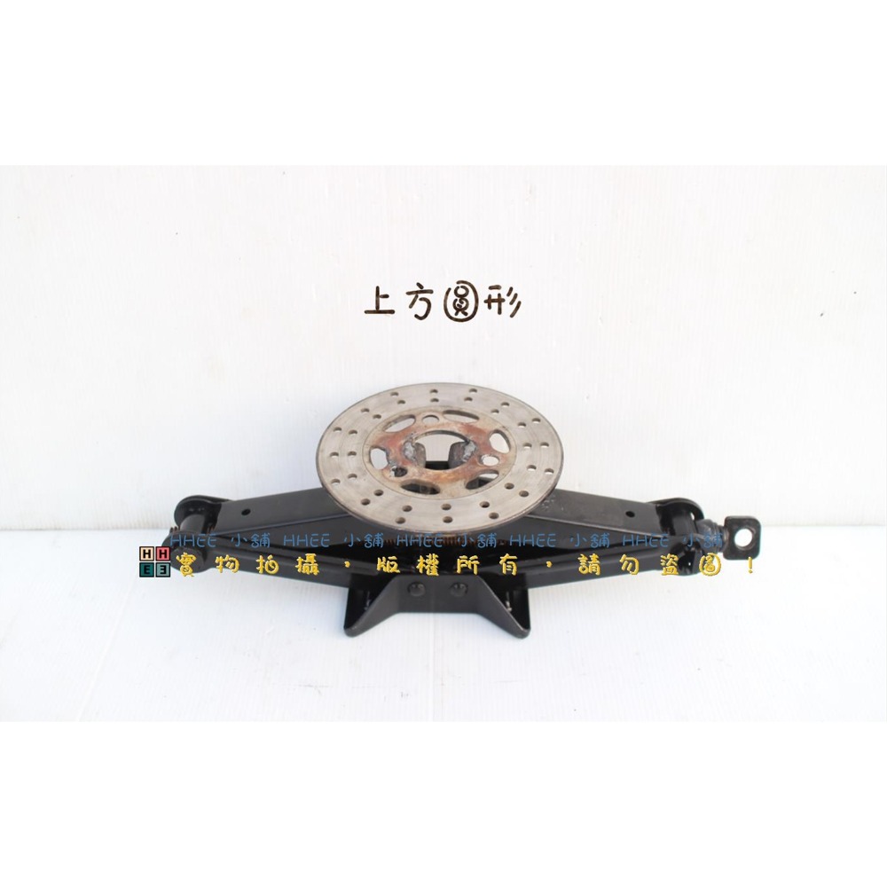 二手商品 頂機車前輪【機車維修、電動車維修DIY 千斤頂】機車引擎托架 機車落引擎 拆前輪(前叉)、頂餐車 車用千斤頂-規格圖3