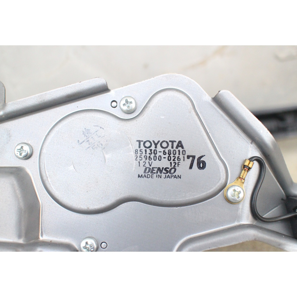 中古零件【TOYOTA WISH 後蓋雨刷馬達總成(含後雨刷臂)】豐田 雨刷 馬達 後雨刷馬達-細節圖2