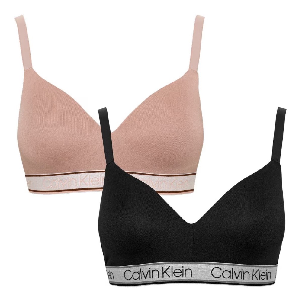 不挑色· XS號Calvin Klein 女無鋼圈內衣兩入組#135503-細節圖3