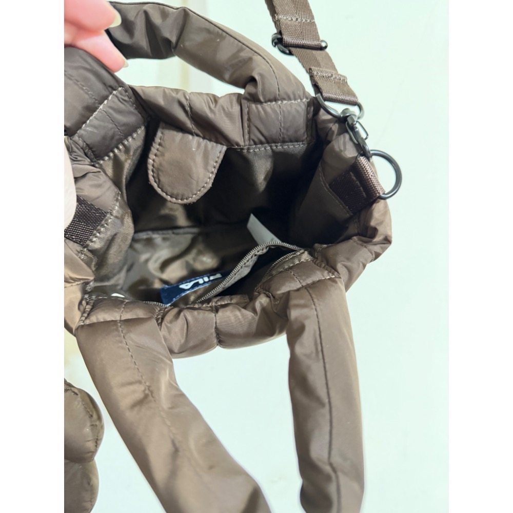 FILA  澎澎迷你托特包  手提包 側背包-細節圖4