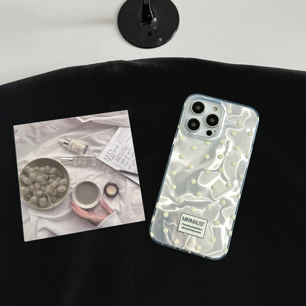 原舞銀波｜〔woowoo〕雷射奶黃波點手機殼 D8E2F-細節圖5