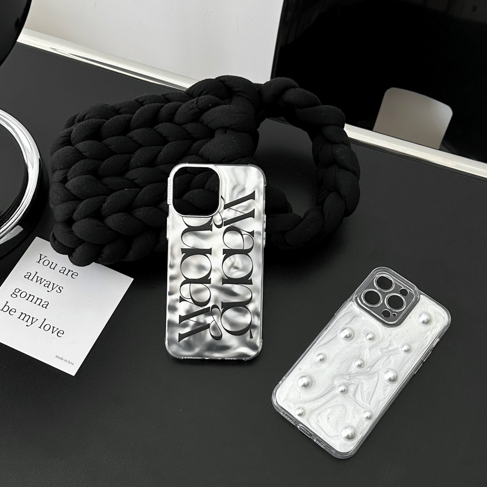 銀針風華｜〔woowoo〕復古珍珠手機殼 M5N0O-細節圖2