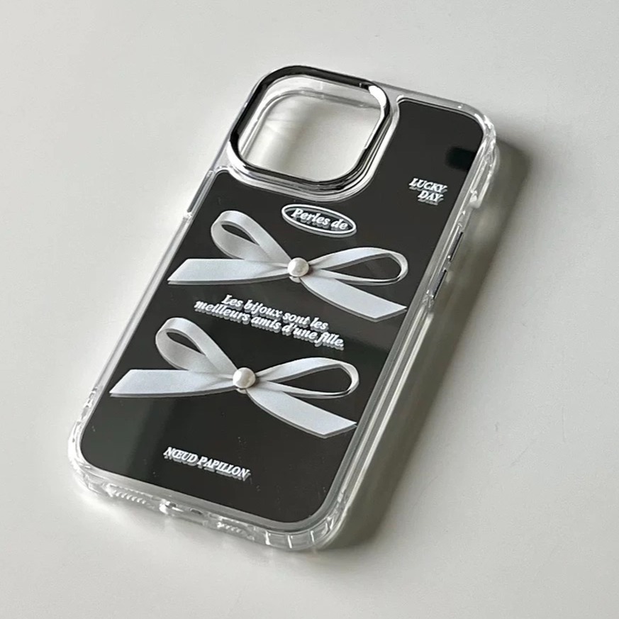 蝶舞鏡韻｜〔Qの日常.〕鏡面蝴蝶手機殼 K2P4R-細節圖3