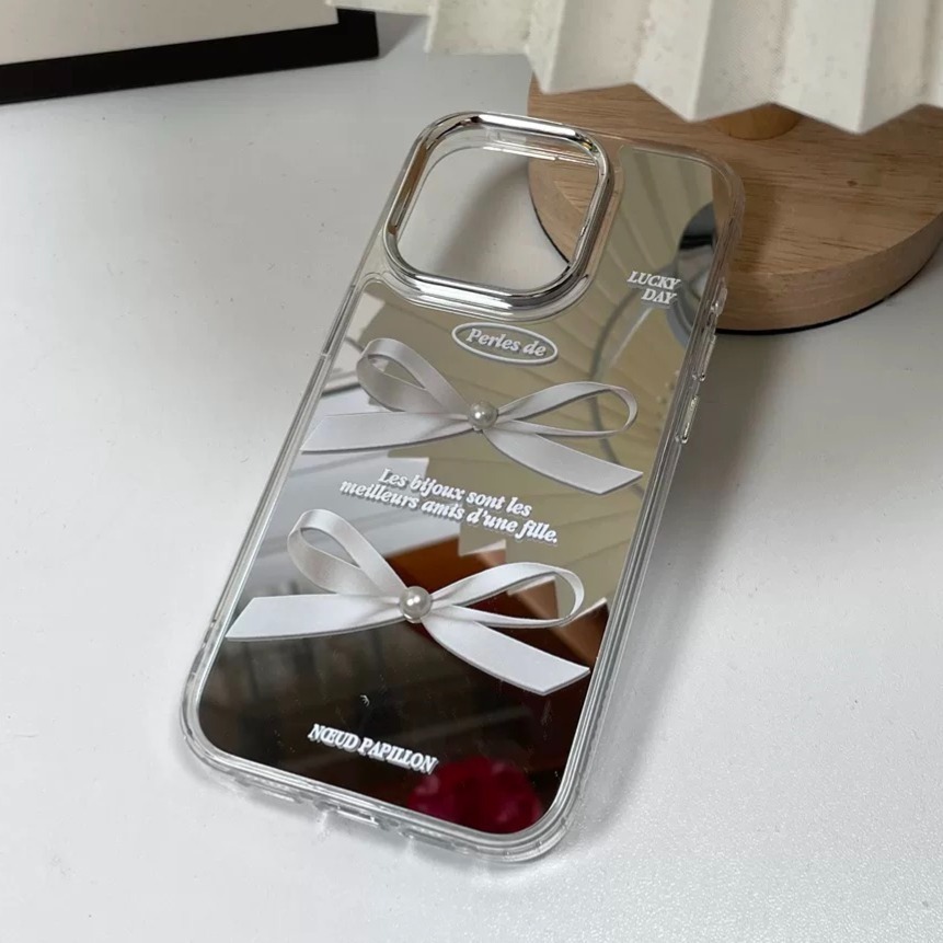 蝶舞鏡韻｜〔Qの日常.〕鏡面蝴蝶手機殼 K2P4R-細節圖4