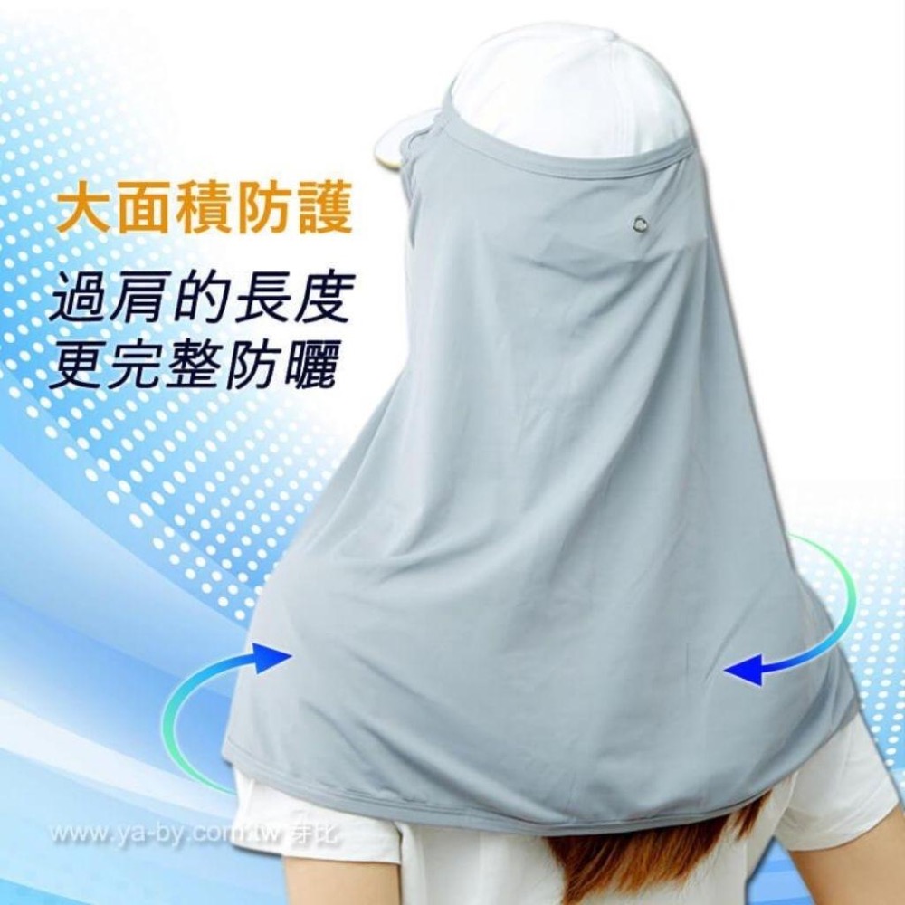 ♥️批發小姐[6408-7] 防曬帽套 護頸 涼感帽套 男女適用-細節圖2