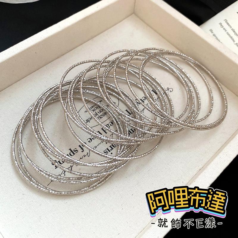 【阿哩布達】👉【手鍊】台灣現貨 快速出貨SH104 波西米亞風 閉口細圈圈手鐲 線圈手飾 20入 兩色可選 肚皮舞 新秘-細節圖6