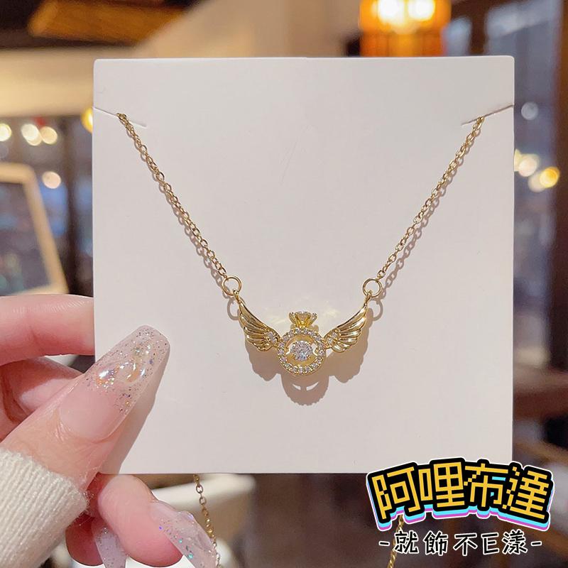 【阿哩布達】👉【項鍊】台灣現貨 快速出貨SL68 精緻小巧 閃耀水鑽項鍊 鎖骨鍊 頸鍊 短項鍊 三色可選 新秘 新娘飾品-細節圖6