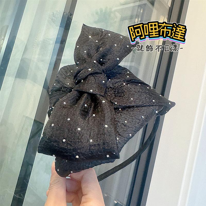 【阿哩布達】👉【髮飾】台灣現貨 快速出貨K36 經典時尚 復古風雪紡帽子髮箍 小禮帽 兩色可選 新娘秘書 新娘飾品-細節圖3