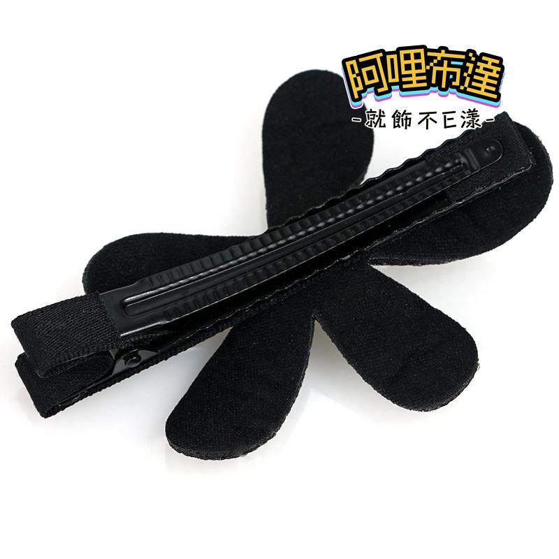 【阿哩布達】👉【髮飾】台灣現貨 快速出貨J54 輕奢閃亮水鑽絨布油桐花花朵髮夾 邊夾 瀏海夾 鴨嘴夾 新秘 新娘飾品-細節圖7