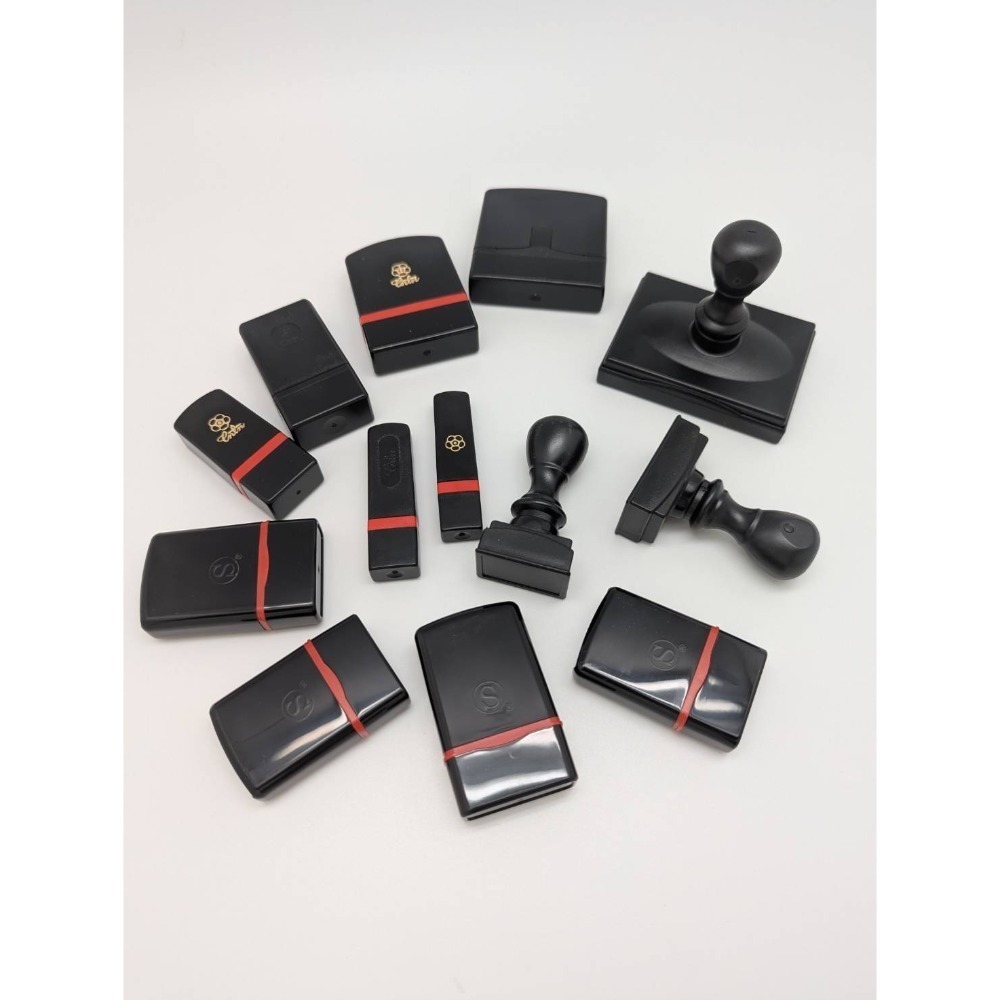 【運篆坊】黑殼連續章 常用職章 職名章 客製化服務-細節圖3