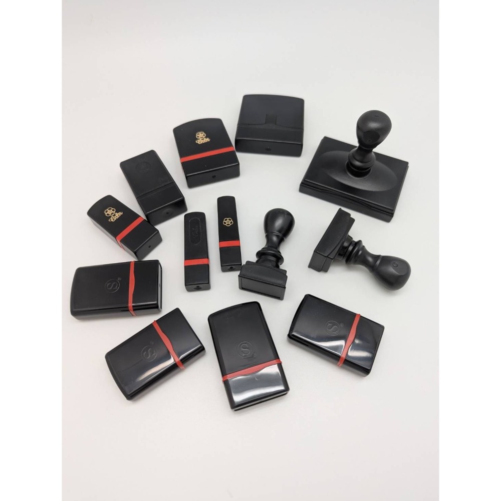 【運篆坊】黑殼連續章 高度1.8-2.1公分 客製化服務-細節圖3