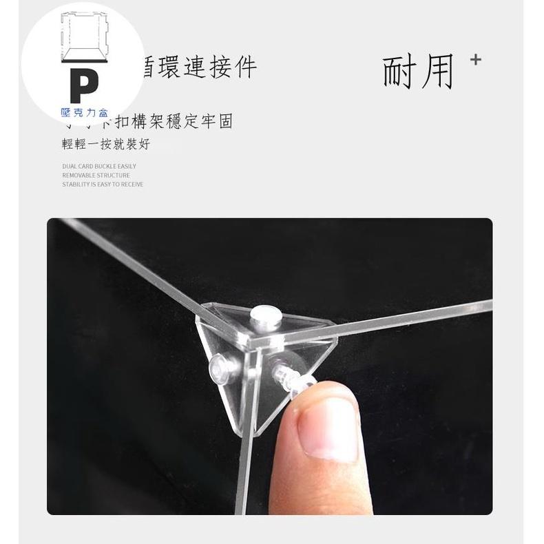 P BOX 新款子母扣 適用樂高21333梵高星月夜星空油畫亞克力展示盒 防塵盒手辦收納盒-細節圖8