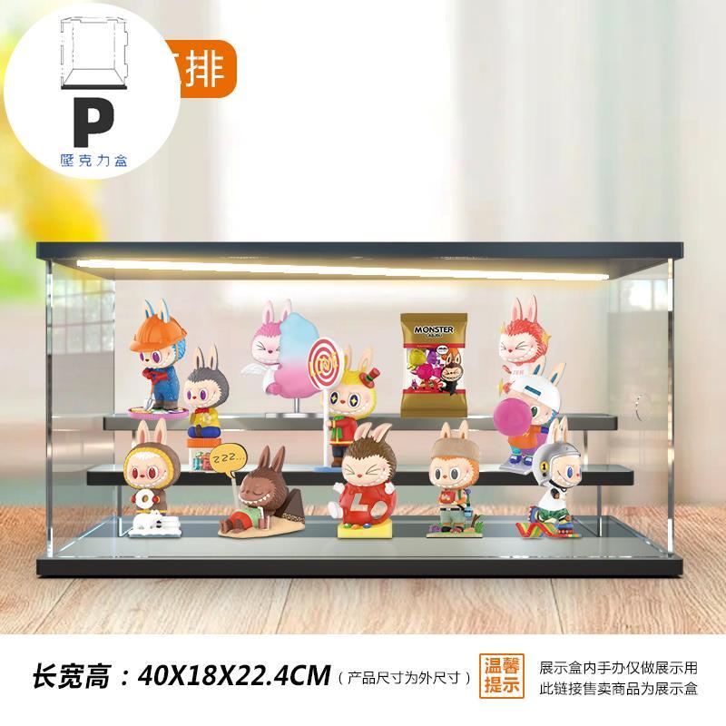 P BOX 適用泡泡瑪特 THE MONSTERS LABUBU復古甜蜜系列亞克力盲盒場景盒-細節圖2