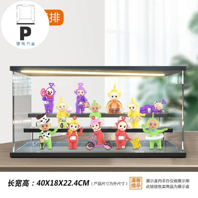 P BOX 適用 POPMART泡泡瑪特 天線寶寶系列夢幻糖果世界盲盒燈光場景盒-細節圖2