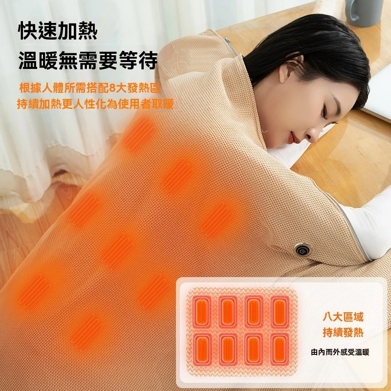 【臺灣現貨】電熱披肩 保暖電毯 電熱披肩 發熱披肩毯 電熱毯 加熱毯 恆溫電熱毯 披肩電熱毯 加熱披肩 快速發熱毯-細節圖3
