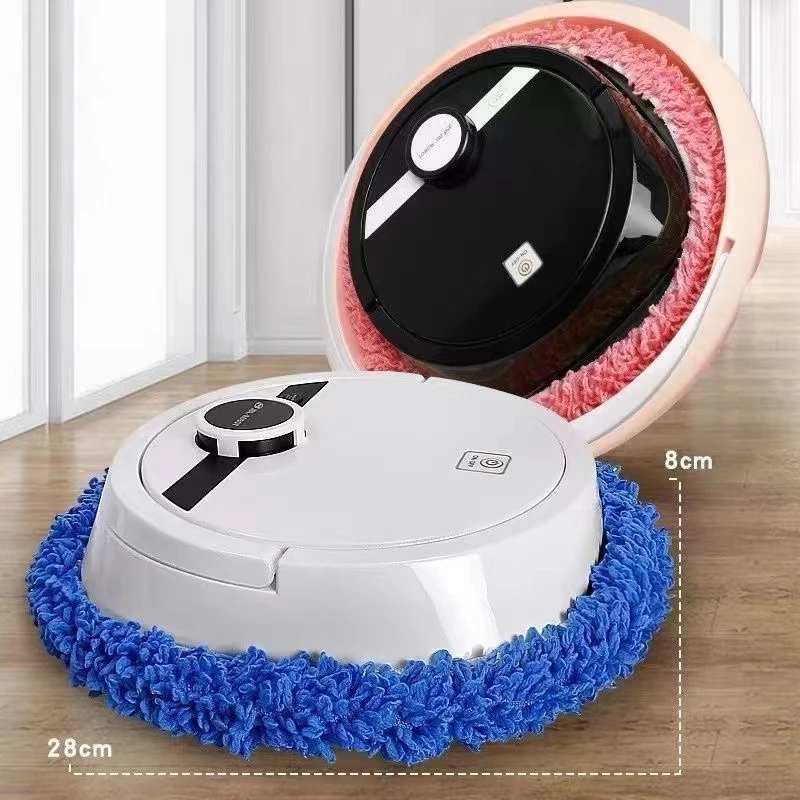 超商出貨 第6代全自動掃地機 免手洗智能拖地機器人 家用懶人洗地機 帶自動脫水桶 智能拖地吸塵器 USB充電 掃地機-細節圖9