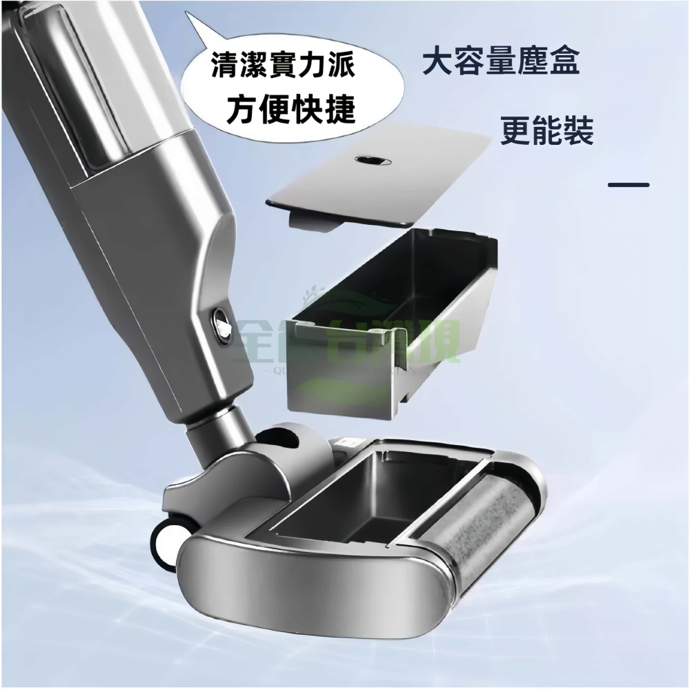智能一体式無線拖把 拖地 拖地機 拖把機 電動拖把 無線拖把 懶人神器 便攜式 交換禮物 无线电动拖把懒人免手洗掃地機-細節圖3