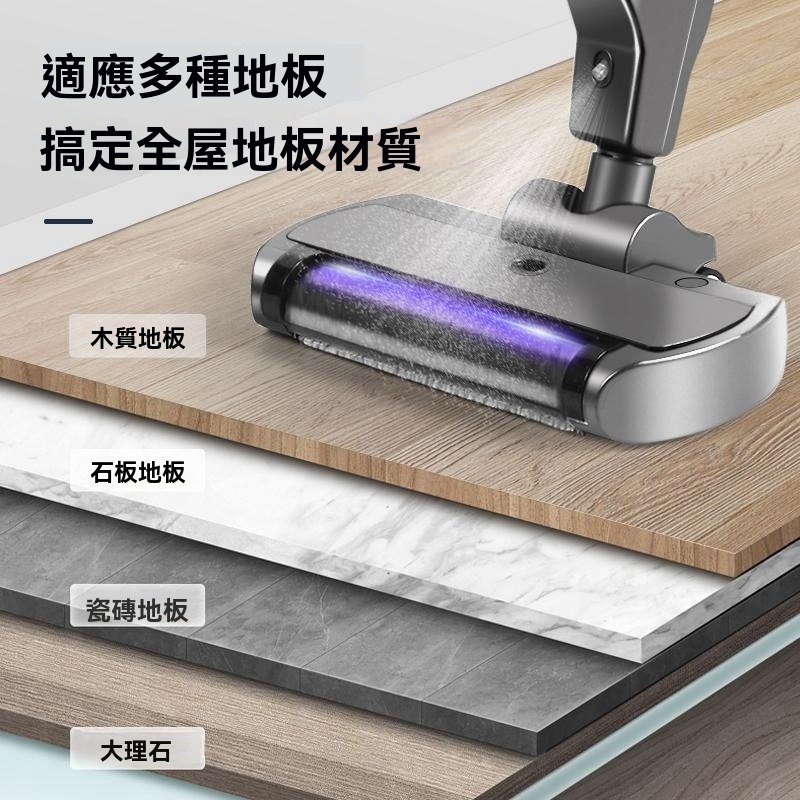 智能一体式無線拖把 拖地 拖地機 拖把機 電動拖把 無線拖把 懶人神器 便攜式 交換禮物 无线电动拖把懒人免手洗掃地機-細節圖4