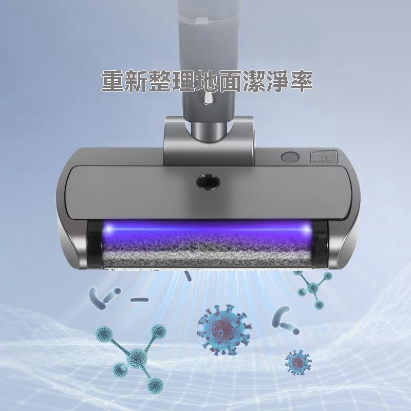 智能一体式無線拖把 拖地 拖地機 拖把機 電動拖把 無線拖把 懶人神器 便攜式 交換禮物 无线电动拖把懒人免手洗掃地機-細節圖6