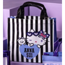 ANNA SUI X 三麗鷗珍珠包 曬娃包 kitty 酷洛米 大耳狗 獨角獸 絨毛玩偶 ANNA SUI飲料提袋-規格圖1