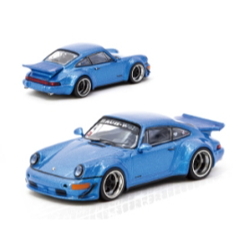 現貨 7-11 香港模型車品牌 TARMAC WORKS 1:64 保時捷模型車 911 GT3 / RWB 964-規格圖1