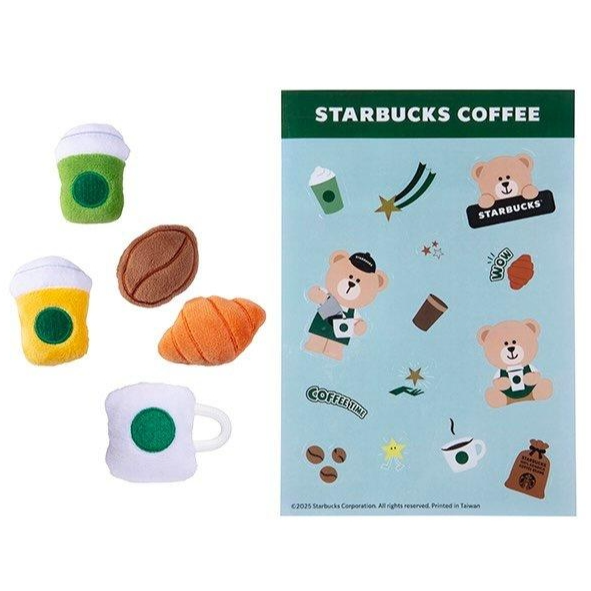 限量 星巴克 starbucks 黑品牌夾娃娃機 限量 金星 bearista 星巴克夾娃娃機 可頌娃娃-細節圖2