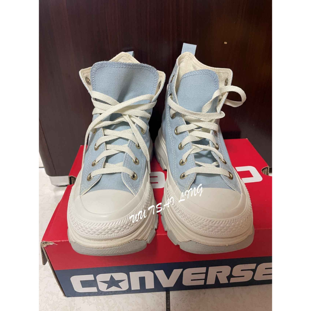 【日本購回】converse厚底鞋 (僅穿過兩次)-細節圖5