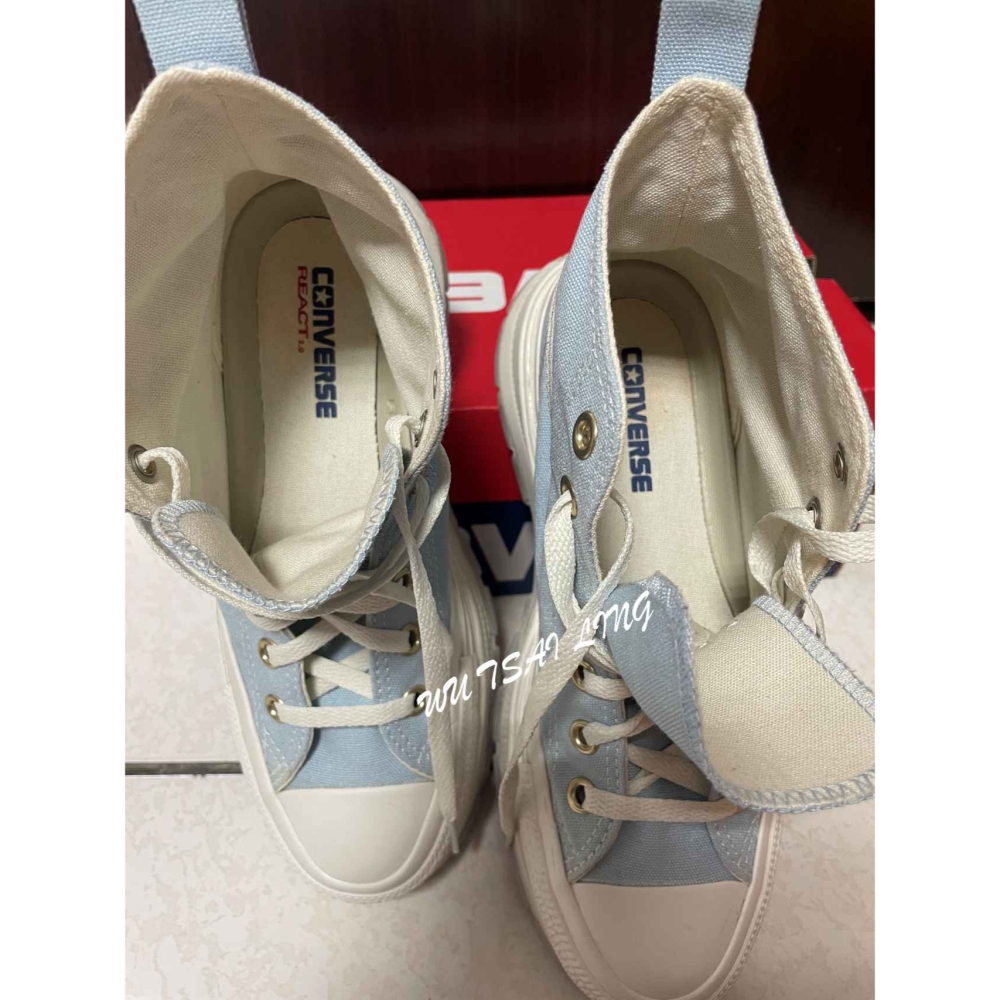 【日本購回】converse厚底鞋 (僅穿過兩次)-細節圖6