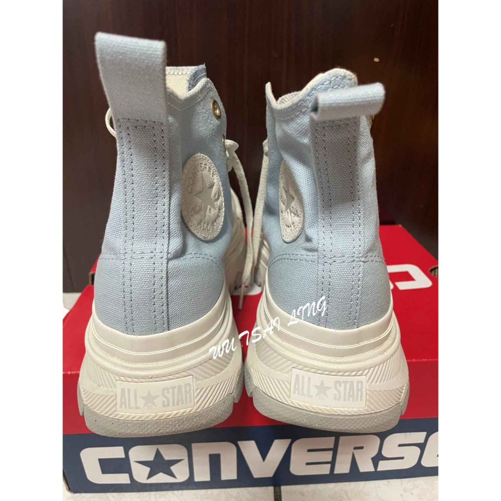 【日本購回】converse厚底鞋 (僅穿過兩次)-細節圖7