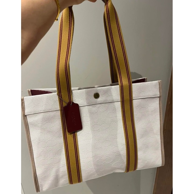 全新。COACH 專櫃款SPIN42大托特包-細節圖3