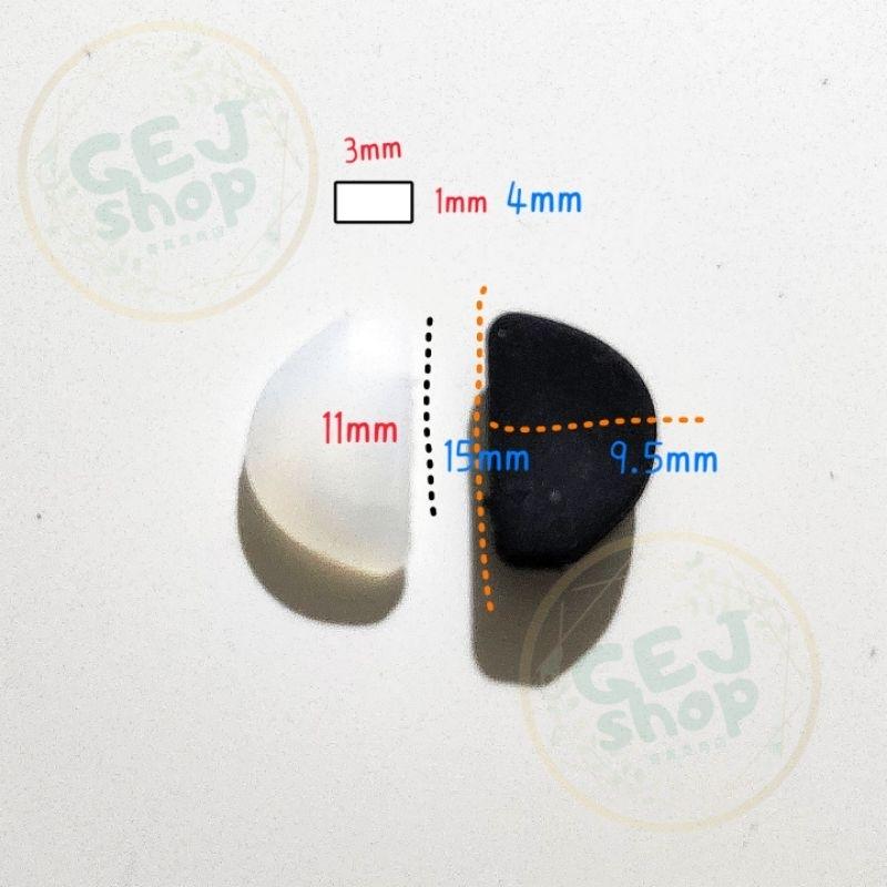 B型直插式鼻墊 b型插式鼻墊 柔軟矽膠鼻墊 連體插式鼻墊 D型插式鼻墊 眼鏡鼻墊 矽膠鼻墊 插式鼻墊 防滑鼻墊-細節圖3