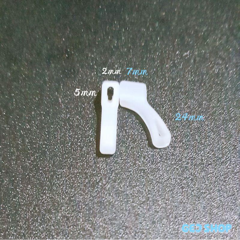 長耳兔眼鏡耳掛 台灣出貨 矽膠耳掛 眼鏡防滑套 眼鏡耳掛 鏡腳耳掛 掛鉤 掛勾 防滑勾 防滑套 矽膠止滑-細節圖2