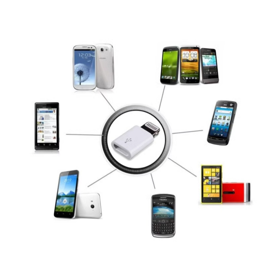 MICRO USB轉Lightning蘋果轉接頭轉換器插頭適配器數據線-細節圖4