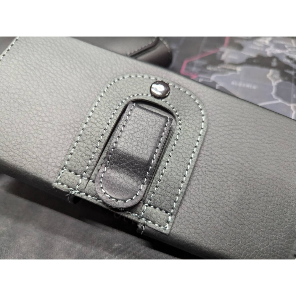 皮革紋橫式腰套 皮帶掛腰手機套 台灣現貨-細節圖4