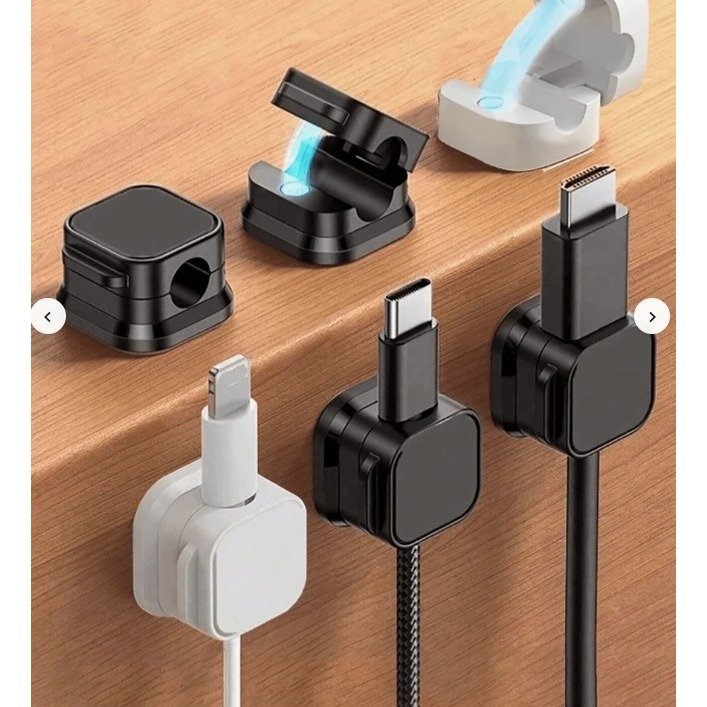 電線固定器 充電線收納 磁吸理線器  磁吸收納線夾 充電線夾 數據線夾 手機線夾 固線器 數據線收納理線器-細節圖4