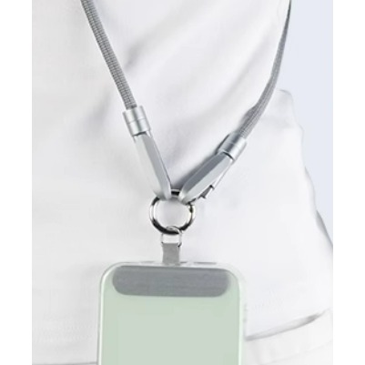 可背二合一掛繩快充線｜雙TYPE-C快充線 支援120W大功率 雙TYPE-C快充掛繩線 加粗耐用-規格圖9