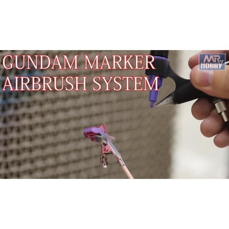 Mr.Hobby GUNZE 郡氏 GSI GMA01 鋼彈麥克筆用噴漆套組 & GMA02 單噴槍 噴筆-細節圖5