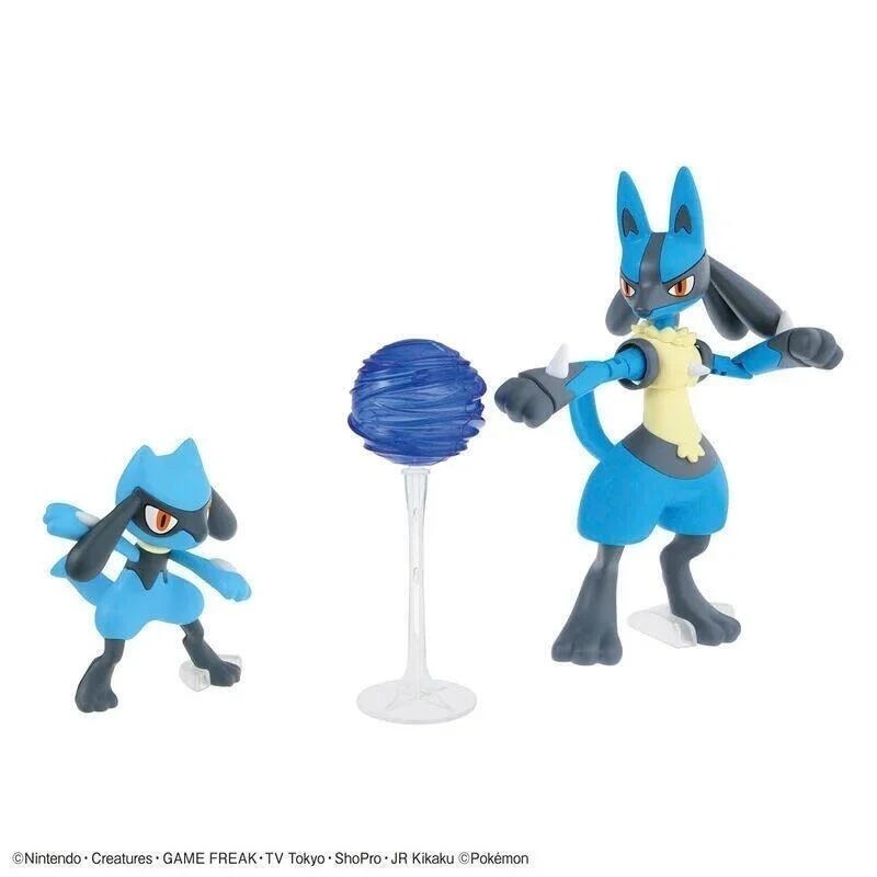 [BANDAI正品有銀標紙證]寶可夢 44 利歐路 & 路卡利歐 Pokémon PLAMO 收藏集 神奇寶貝 模型-細節圖6